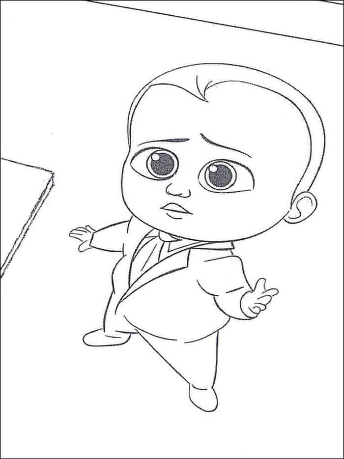 Coloring Pages Boss Baby
