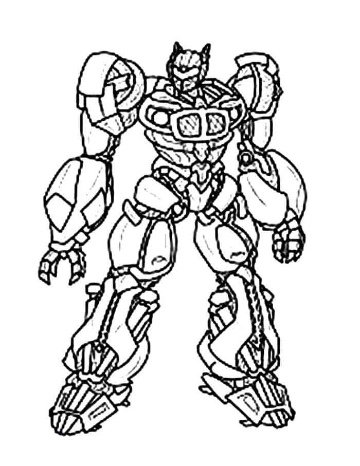 Coloring Pages Bumblebee Transformers Prime