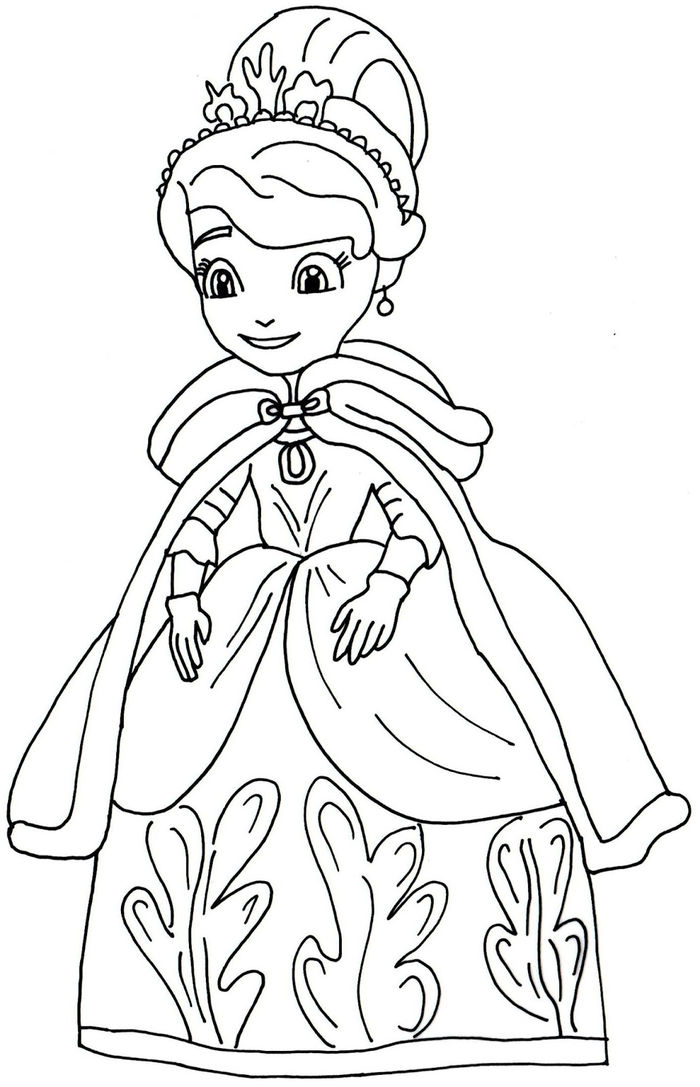 Coloring Pages For Sofia The First