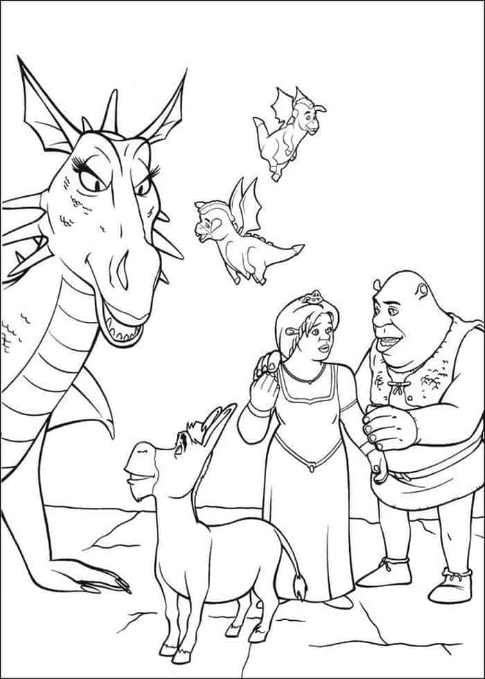 Coloring Pages From Shrek 1