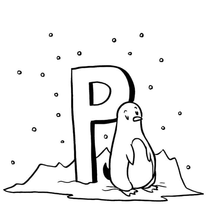 Coloring Pages Of Penguin