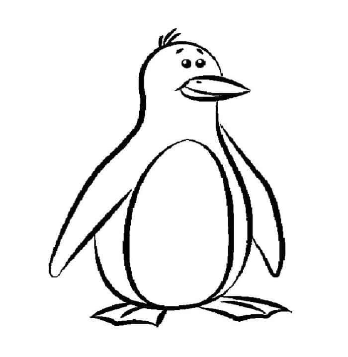 Coloring Pages Penguin