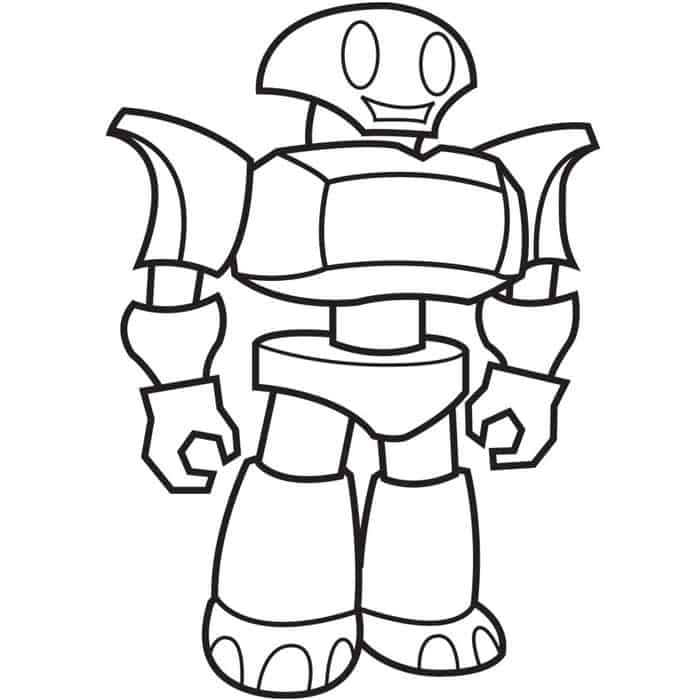 Coloring Pages Robot