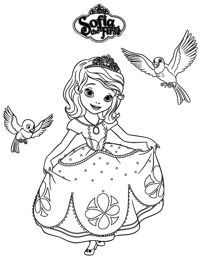 Coloring Pages Sofia The First