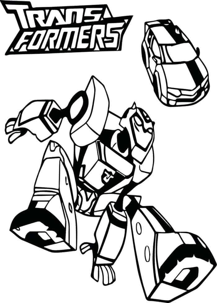 Coloring Pages Transformers Bumblebee