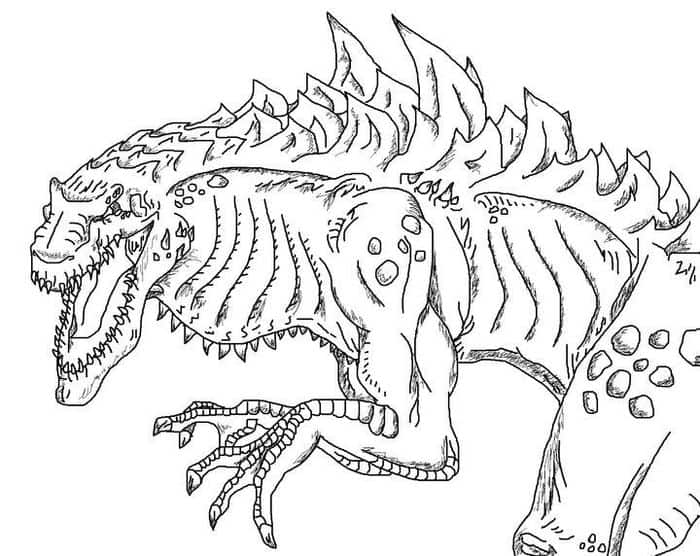 Cool Godzilla Coloring Pages