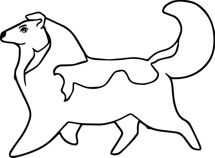 Cute Summer Coloring Pages Of A Husky