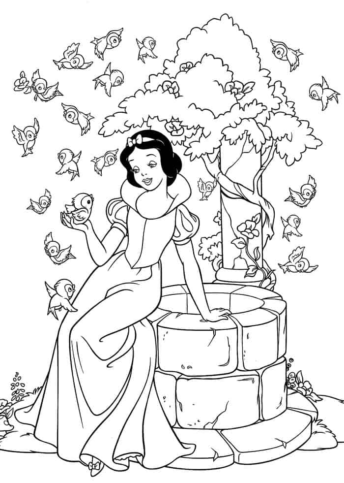 Disney Coloring Pages Snow White