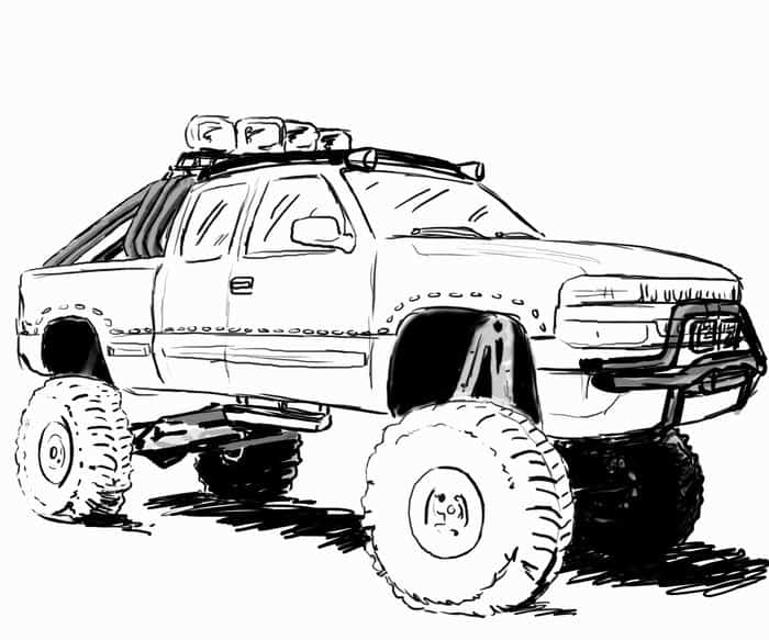 Dodge Truck Coloring Pages