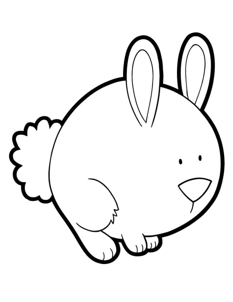 Download Bunny Coloring Pages Free