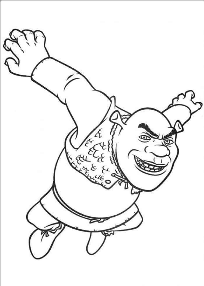 Free Online Shrek Coloring Pages