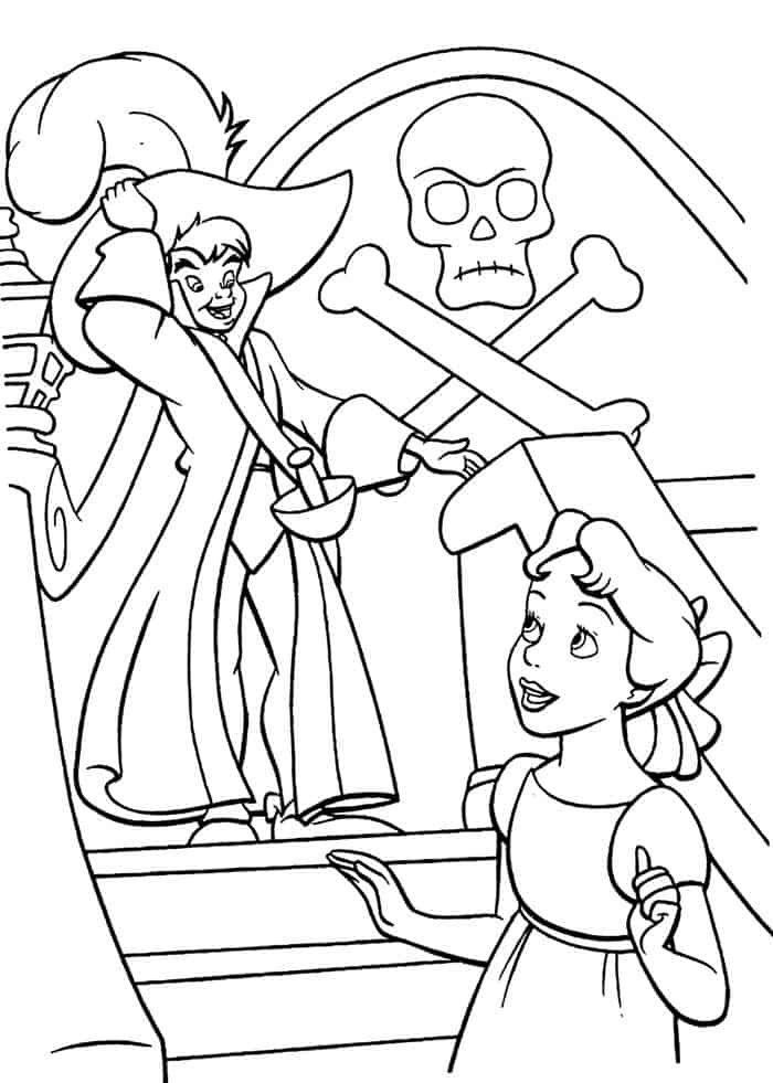 Free Peter Pan Coloring Pages
