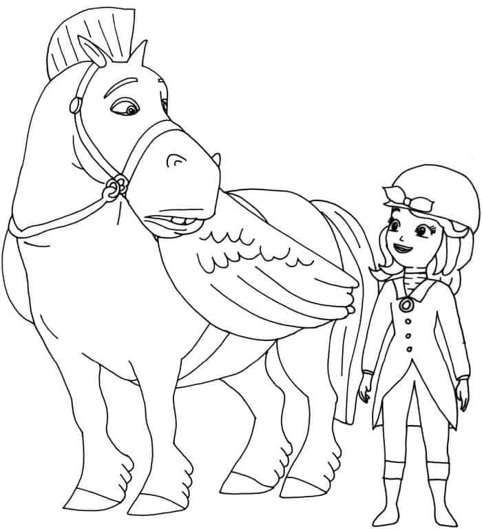 Free Printable Sofia Coloring Pages