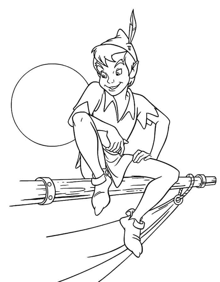 Free Pritable Peter Pan Coloring Pages