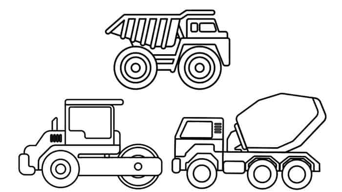 Free Truck Coloring Pages