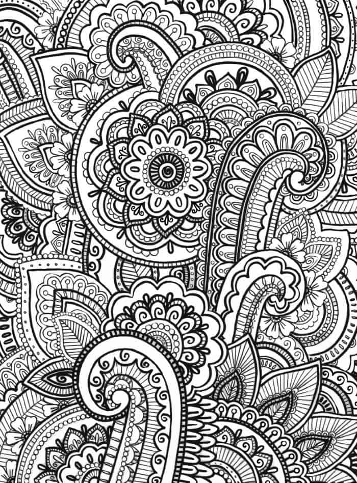 Free Zentangle Coloring Pages