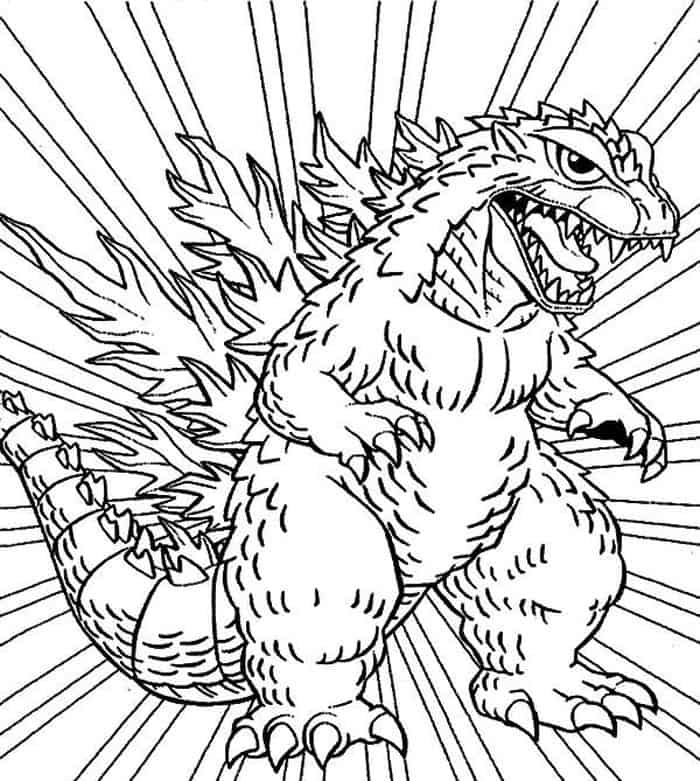 Godzilla 1998 Coloring Pages