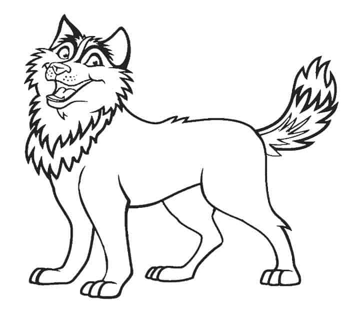 Husky Dogs Coloring Pages