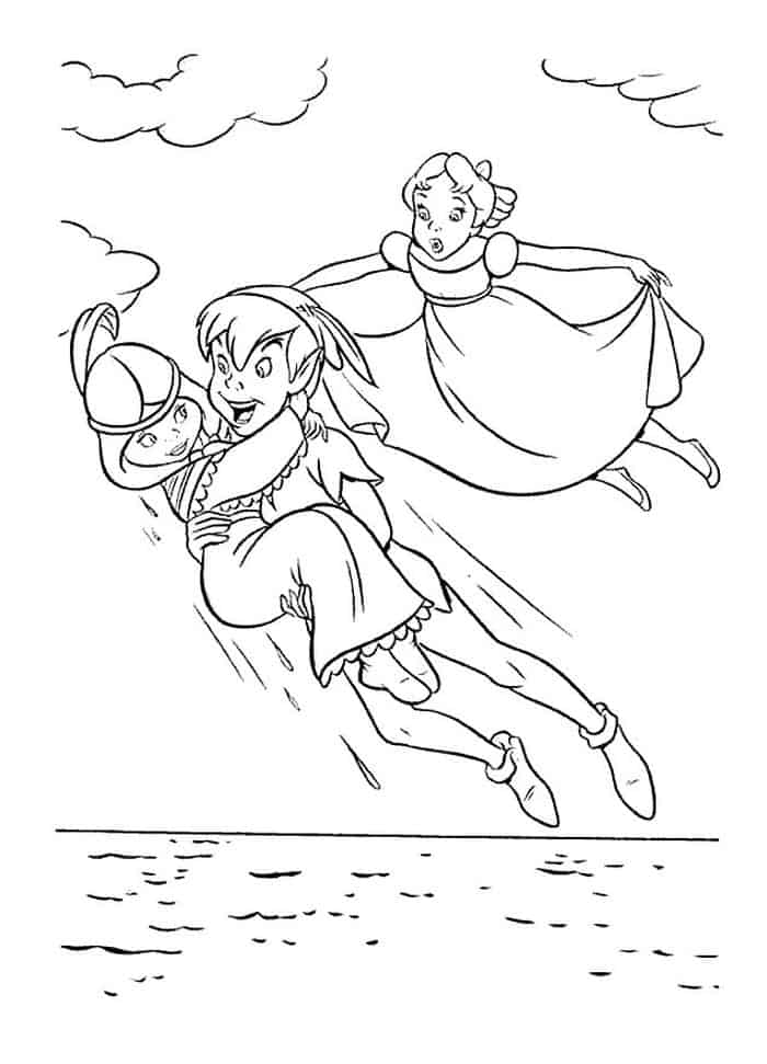 Kids Coloring Pages Peter Pan