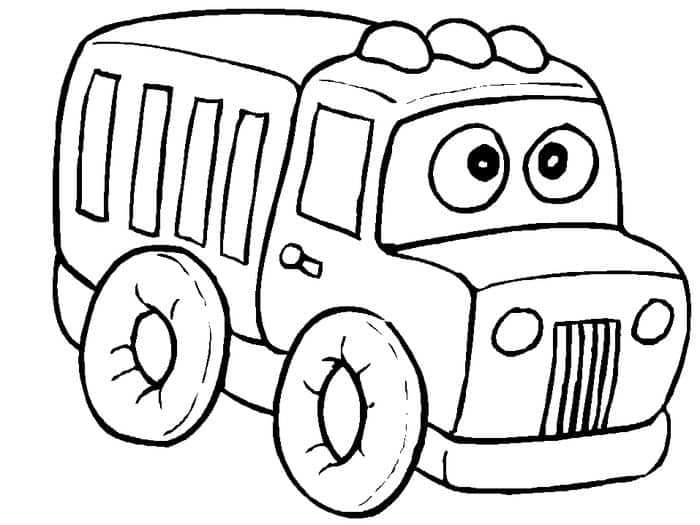 Little Blue Truck Coloring Pages