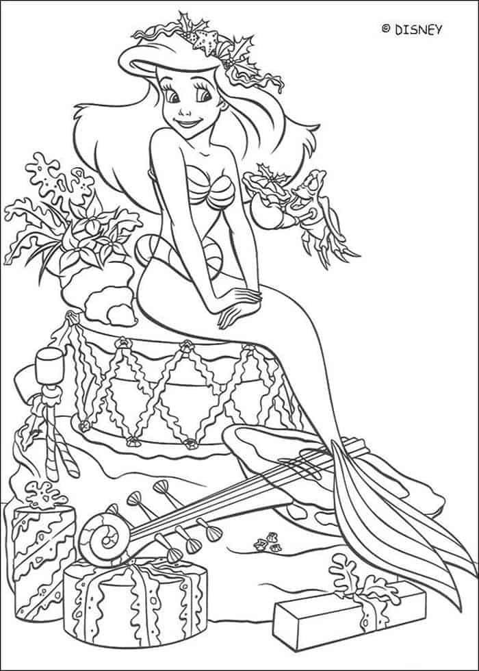 Little Mermaid Coloring Book Pages