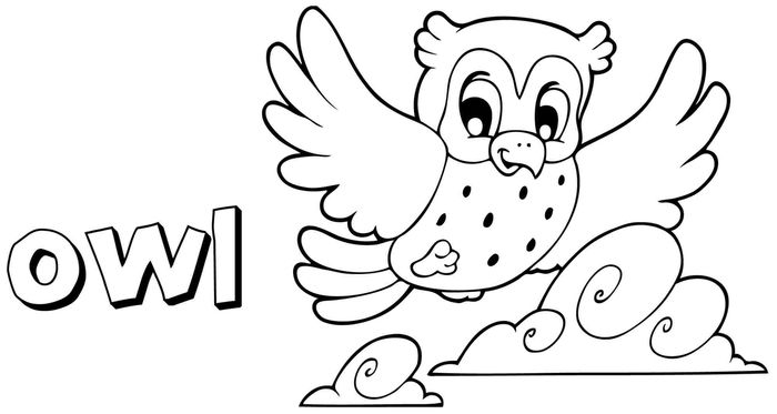 Owl Coloring Pages Preschool