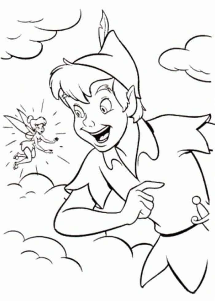 Peter Pan Coloring Pages Free