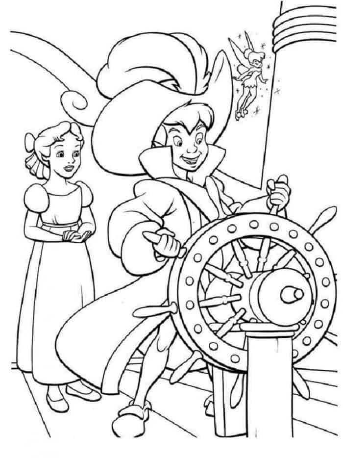 Peter Pan Lost Boys Coloring Pages