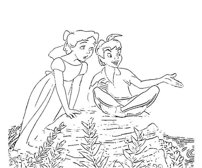 Peter Pan Return To Neverland Coloring Pages
