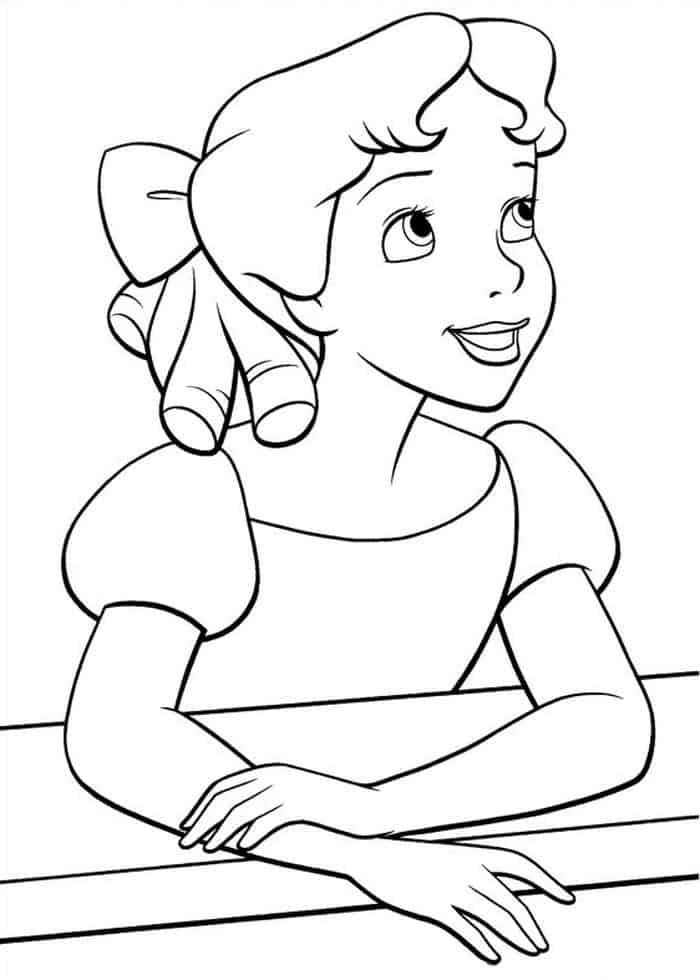 Peter Pan Wendy Coloring Pages
