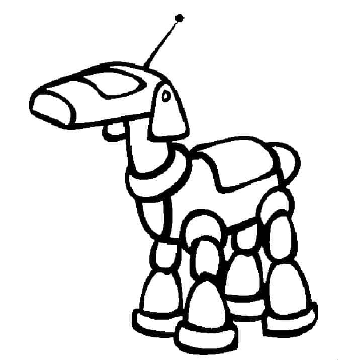 Robot Animal Coloring Pages