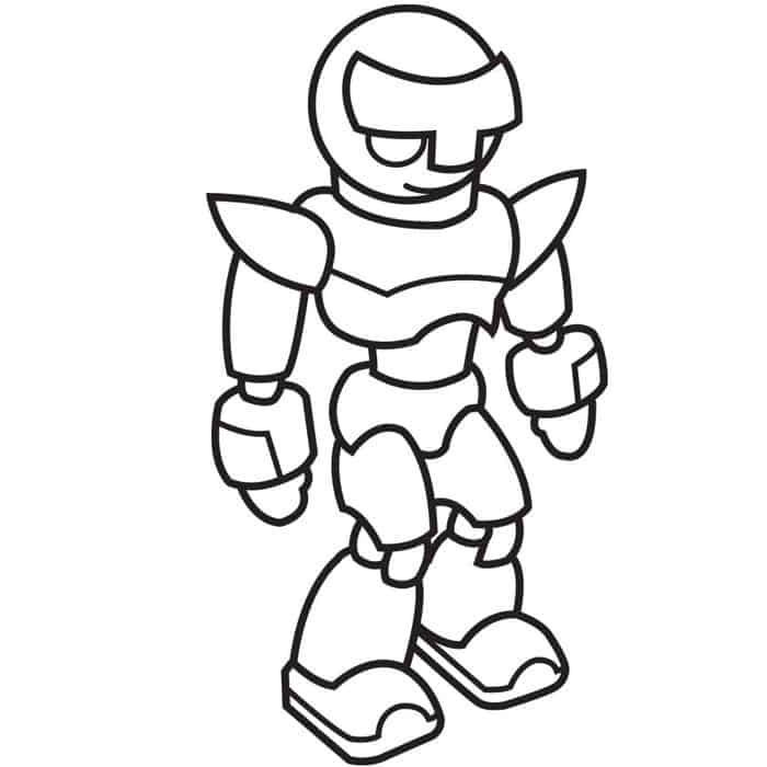 Robot Cyclopse Coloring Pages