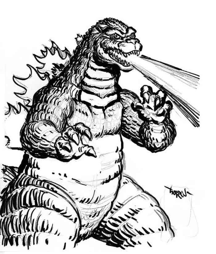Shin Godzilla Coloring Pages
