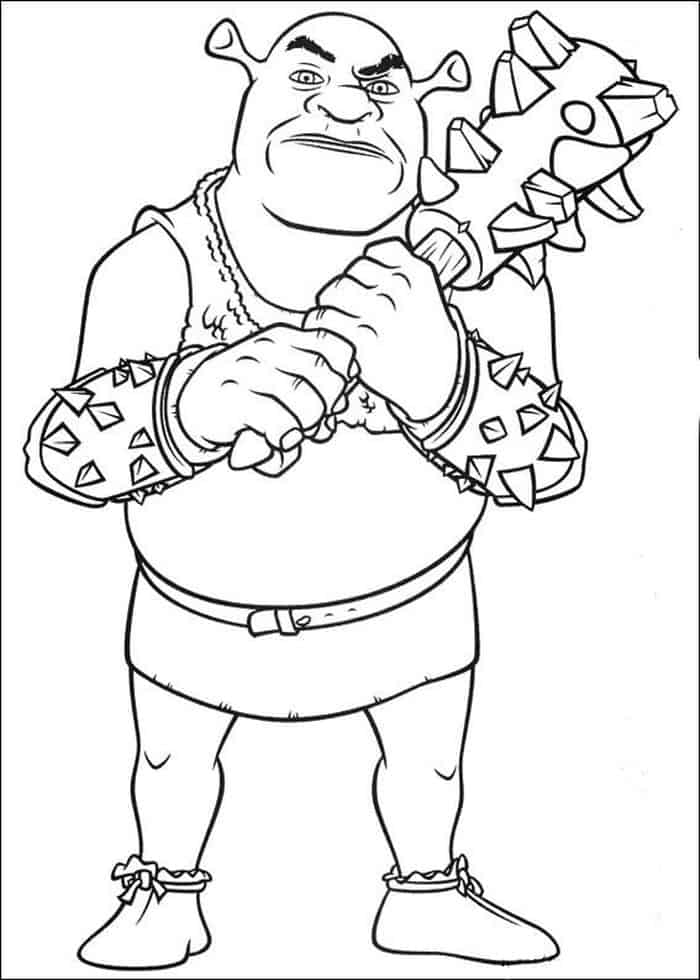 Shrek Forever Coloring Pages