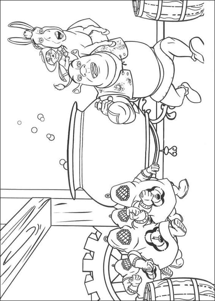 Shrek The Third Coloring Pages
