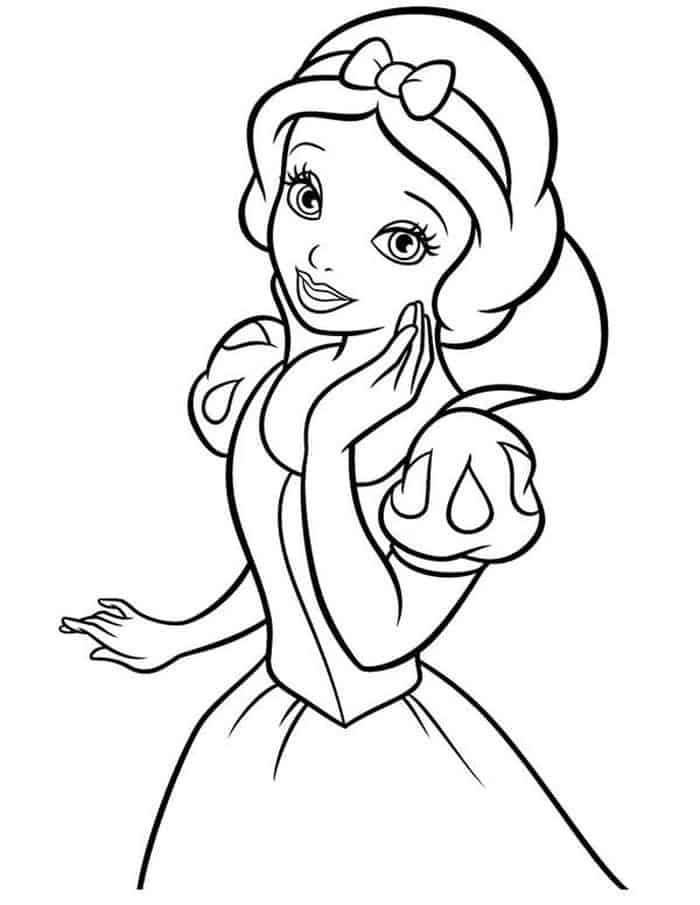 Snow White Coloring Pages Pdf