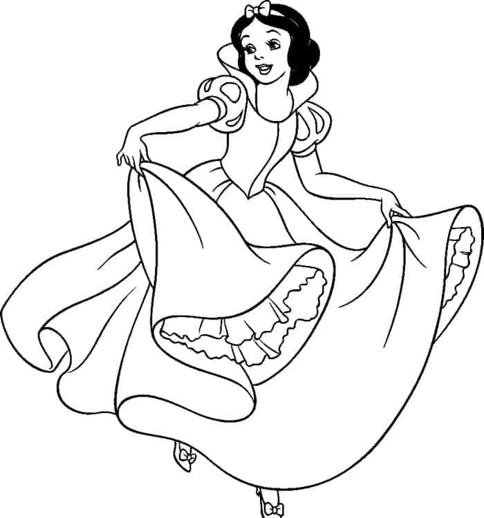 Snow White Coloring Pages Printable