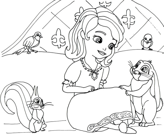 Sofia Coloring Pages To Print