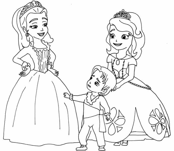 Sofia The First Coloring Pages Pdf
