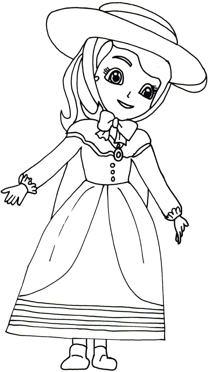 Sofia The First Printables Coloring Pages