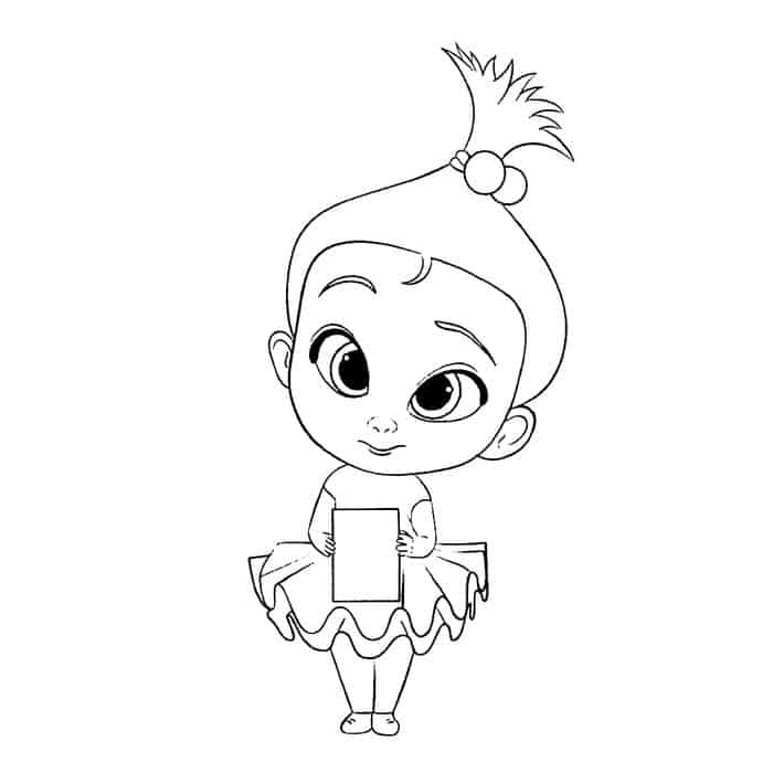 The Boss Baby Staci And Boss Baby Coloring Pages