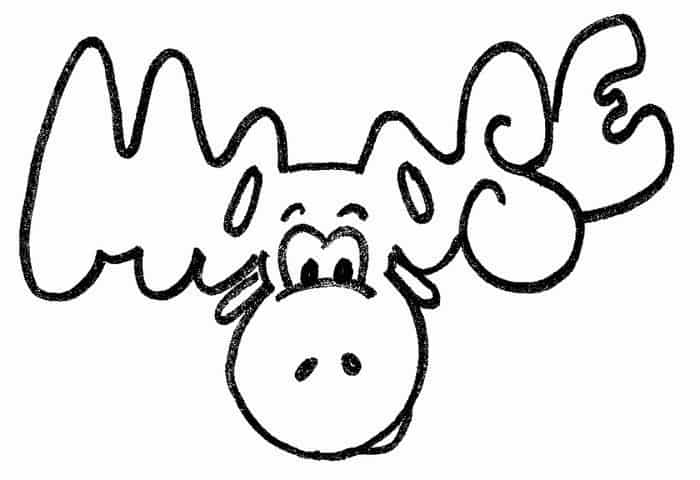 Thidwick Moose Characters Coloring Pages