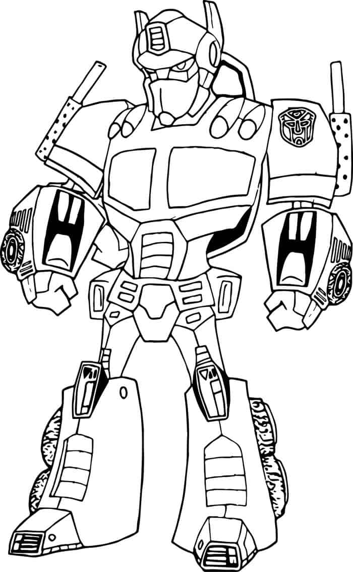Transformer Robot Coloring Pages
