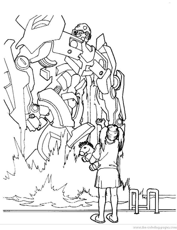 Transformers 2 Bumblebee Coloring Pages