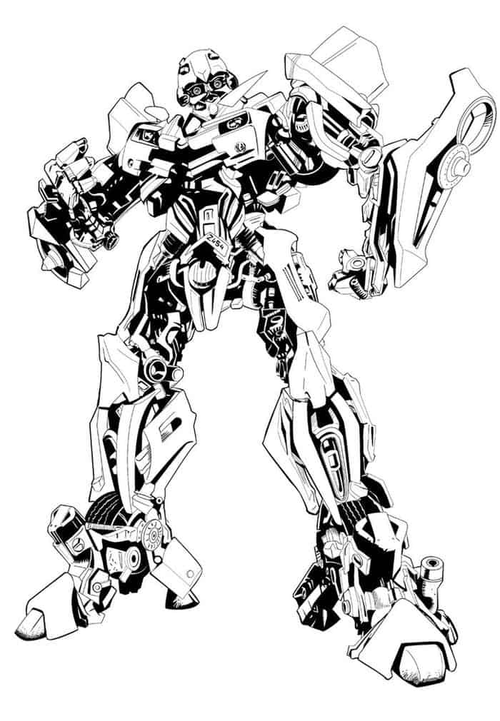 Transformers Bumblebee Rescue Bots Coloring Pages