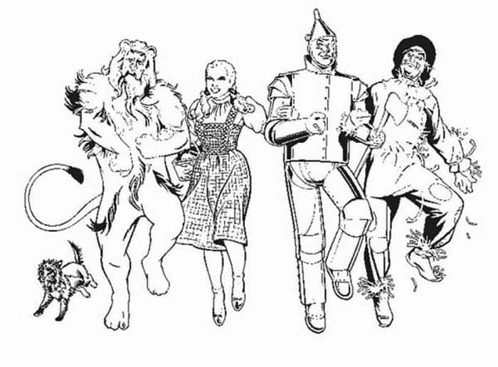 Wizard Of Oz Coloring Pages To Print