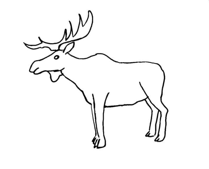 You Can Choose To Be A Moose Coloring Pages