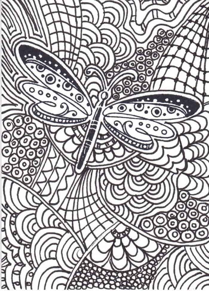 Zentangle Coloring Pages Pinterest