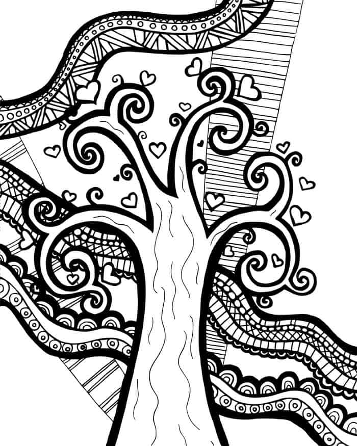 Zentangle Coloring Pages To Print