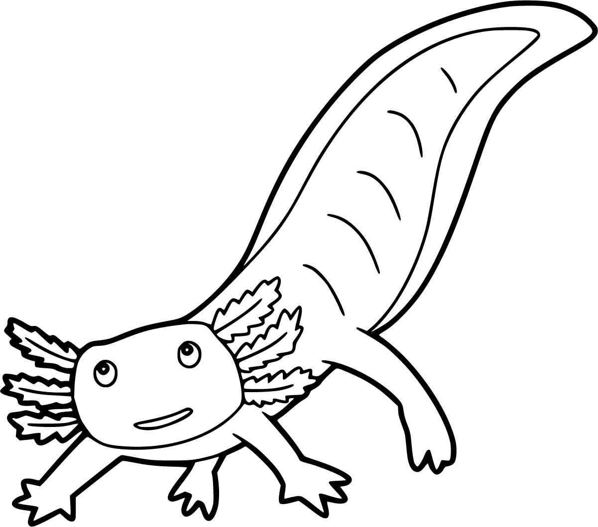 Free-Axolotl-Coloring-Page